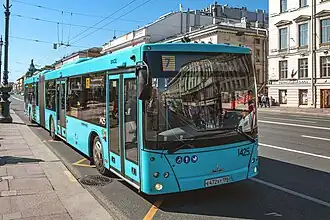 МАЗ-216.066  СПб ГУП «Пассажиравтотранс», 2023 год