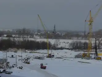 Начало возведения «самого длинного дома»