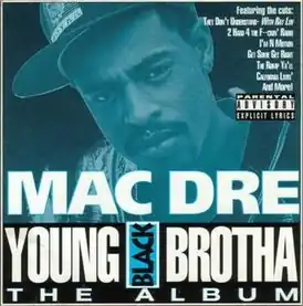 Обложка альбома Mac Dre «Young Black Brotha» ()