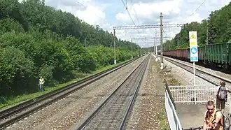 Вид на запад