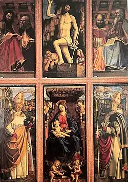 Алтарь Чертозы-ди-Павия. 1496