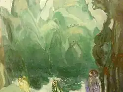 Магическое озеро. 1914, Русский музей.