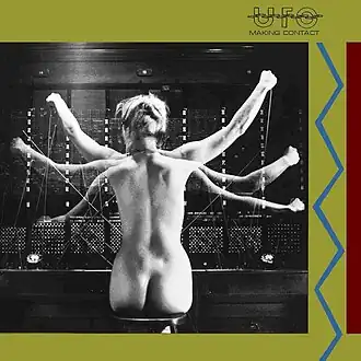 Обложка альбома UFO «Making Contact» (1983)