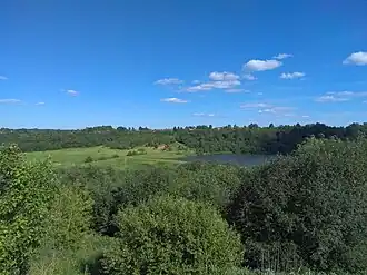 Максимихинское водохранилище на реке Томна