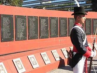 Памятник погибшим в войне на Мальвинских островах, Буэнос-Айрес.