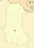 Расположение муниципалитета на карте провинции