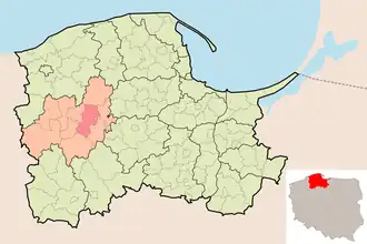 Бытув на карте