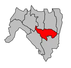 Кантон на карте департамента Эн