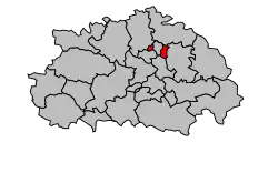 Кантон на карте департамента Тарн