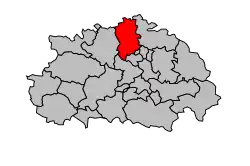 Кантон на карте департамента Тарн