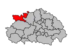 Кантон на карте департамента Тарн