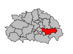 Кантон на карте департамента Тарн