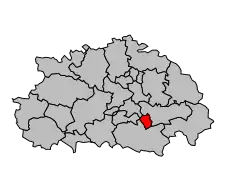 Кантон на карте департамента Тарн