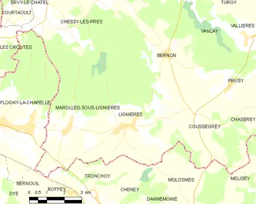 Карта коммуны