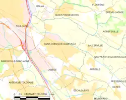 Карта коммуны