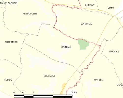 Карта коммуны