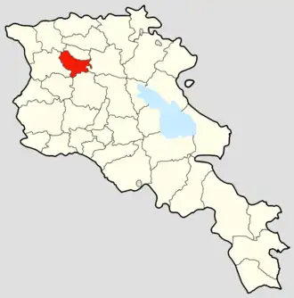 Арагацский район на карте