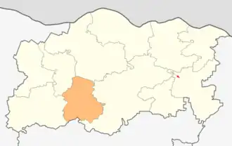 Община Долни-Дыбник на карте