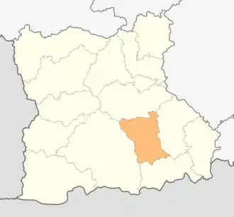 Община Гоце-Делчев на карте