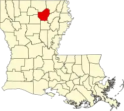 Уошито на карте