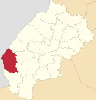 Старосамборский район на карте