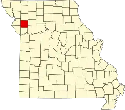 A state map highlighting Clinton County in the northwestern part of the state.