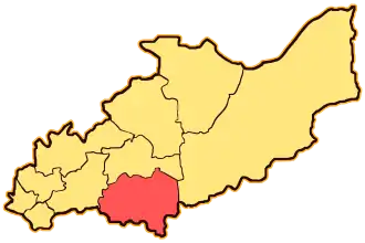 Никольский уезд на карте