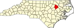 Округ Эджкомб на карте штата.