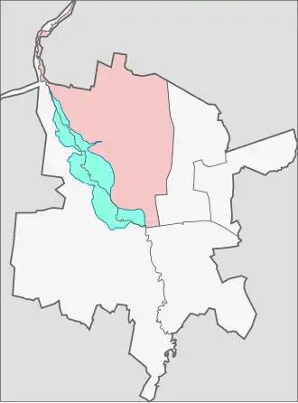 Октябрьский район Ижевска на карте