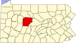 Клирфилд на карте