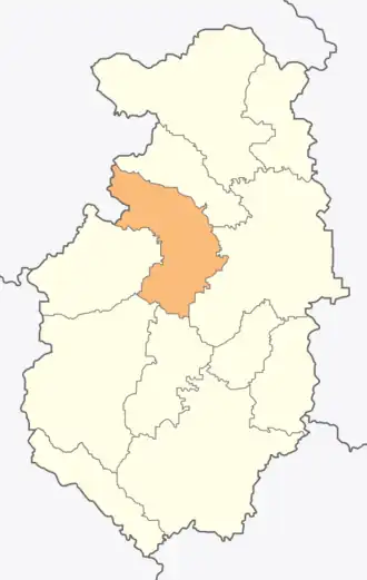 Община Септември на карте