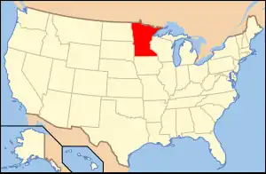 Лейк-оф-те-Вудс на карте