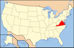 Принс-Уильям на карте