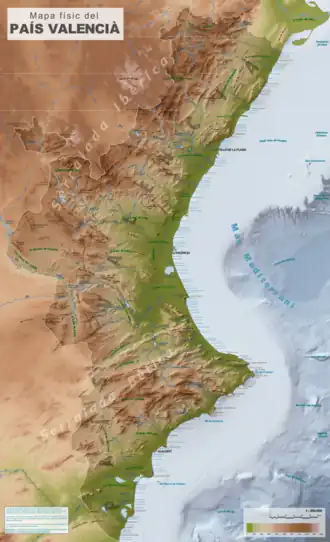 Валенсия на карте