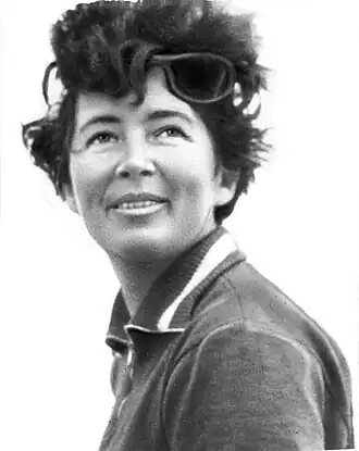 Марина Африканова на аэродромево время полётов