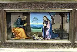 Благовещение. Пределла алтаря