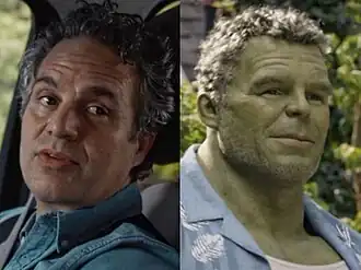 Марк Руффало в роли Брюса Бэннера / Халкав сериале «Женщина-Халк: Адвокат» (2022)