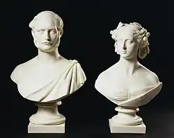 Бюсты принца Альберта и королевы Виктории