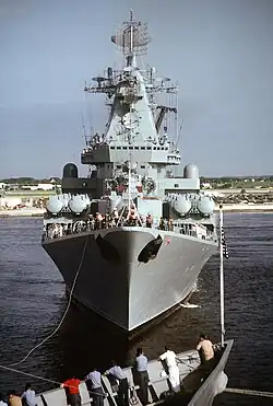 «Маршал Устинов» в Мейпорте (США), 16 июля 1991 года.