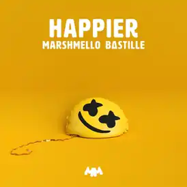 Обложка сингла Marshmello и Bastille «Happier» (2018)