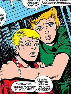 Билли Коннорс в комиксе The Amazing Spider-Man Vol 1 #77 (Октябрь, 1969)Художник — Джон Бушема.