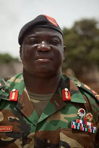 Кинте во время учений African Endeavor, 5 июля 2011 г.