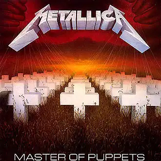 Обложка песни Metallica «Master of Puppets»