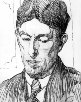 Портрет Мориса Делажа работы Екатерины Стравинской