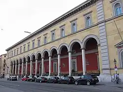 Лоджия Главного почтамта на Максимилианштрассе. Мюнхен. 1835–1838