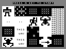 Вступительный экран Mazogs