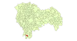 Расположение муниципалитета на карте провинции