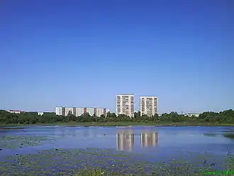 Вид со стороны озера Гайльэзерс