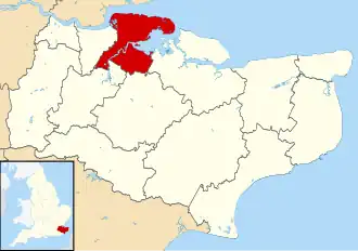 Медуэй на карте