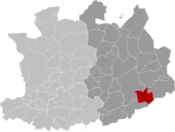 Расположение муниципалитета на карте провинции
